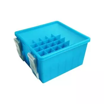 Коробка для рыбалки с 36 ячейками, коробка с подкладкой, кейс для хранения приманок Webfoot, органайзер для приманок и наживок, контейнер для воблеров, кальмаров, джигов, жестких приманок темно-синий