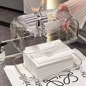 Коробка для салфеток, держатель для салфеток, контейнер для диспенсера влажных салфеток, чехол, креативное украшение для стола в европейском стиле чистый