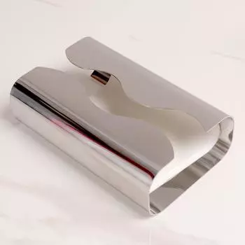 Коробка для салфеток из нержавеющей стали, креативная, простая, дизайнерская, мебельная, бумажная, коробка для салфеток, стиль Ins, высококачественное украшение