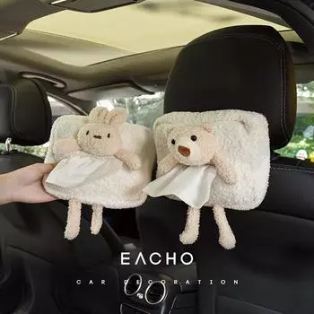 Коробка для салфеток с изображением мультяшных животных, держатель для салфеток с изображением машин, милый переносной диспенсер для бумаги, чехол для автомобильных сидений, коробка для салфеток