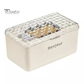 Коробка для салфеток, стильная тканая текстура, настенная коробка для хранения салфеток с крышкой для дома, ванной комнаты, гостиной A