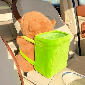 Коробка для салфеток в виде плюшевой игрушки Capybara, чехол с изображением персонажей мультфильмов, мусорное ведро, салфетки в виде мягких животных