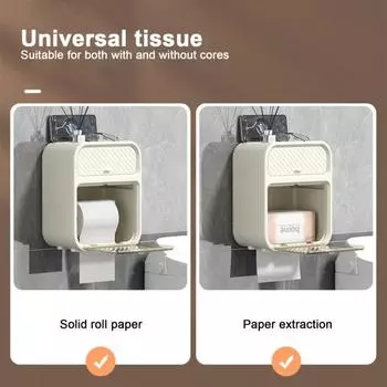 Коробка для салфеток Yousheng, роскошная настенная двухслойная водонепроницаемая коробка для рисования без перфорации, вращающаяся коробка для рисования салфеток