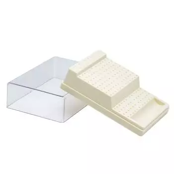 Коробка для стоматологических боров с выдвижным ящиком, пластиковый стерилизатор для боров с 168 отверстиями