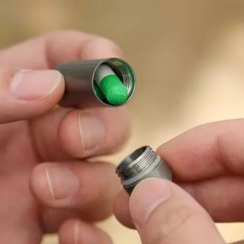 Коробка для таблеток из нержавеющей стали с силиконовым уплотнительным кольцом, водонепроницаемая, портативная, для путешествий на открытом воздухе S