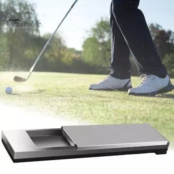Коробка для тренера по свингу для гольфа из нержавеющей стали, гравитационная педаль для гольфа, для мужчин и женщин, обучающий инструмент для свинга для гольфа, тренировочный инструмент, аксессуары для гольфа белый