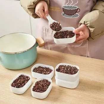 Коробка для замороженного мяса и риса, коробка для хранения свежей продукции, герметичная холодильная коробка, кухонная коробка, холодильник для хранения продуктов, домашний жилой многофункциональный 4.5*11*7.5cm