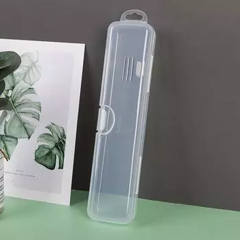 Коробка для зубной щетки Прозрачный органайзер Чехол Дорожный Портативный Держатель для зубной щетки Пластиковый Бокс для зубной пасты Контейнер для хранения AVE