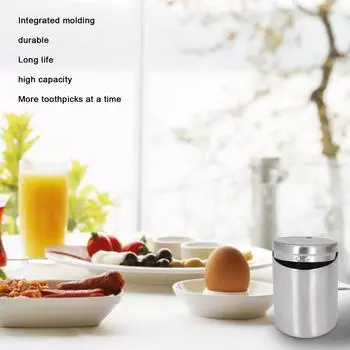 Коробка для зубочисток, держатель для зубочисток, высококачественный коммерческий устойчивый к падениям футляр для зубочисток из нержавеющей стали для семей и домов