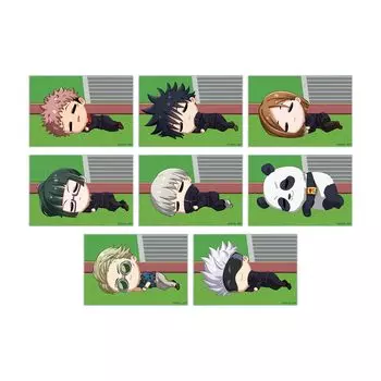Коробка из 8 акриловых карточек «Jujutsu Kaisen» для торговли аниме-фильмами «Chibikoro»