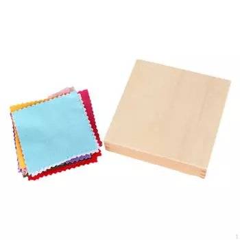 Коробка из ткани Монтессори, для раннего развития, с 24 тканями, обучающая детская сенсорная познавательная способность к цвету