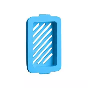 Коробка мыла коробки мыльного пузыря высокой упругости многофункциональная для хранения и хранения One Size синий