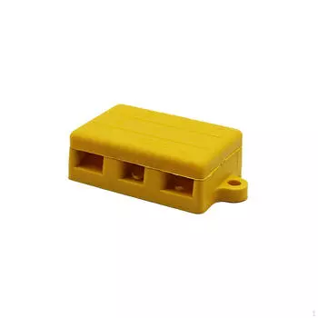 Коробка с разъемом для велосипедного провода, аксессуары для переоборудования велосипеда, водонепроницаемая, соединение для наружной изоляции 5.5cmx3.6cmx1.9cm_3 holes