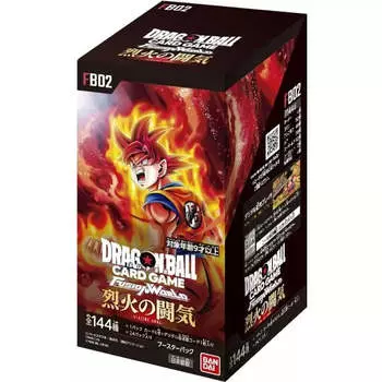 Коробка-усилитель BANDAI Dragon Ball Super Blazing Aura FB02 TCG ОФИЦИАЛЬНЫЙ В ЯПОНИИ 1 BOX