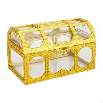 Коробки для конфет, подарочная шкатулка для драгоценностей, прозрачный сундук с сокровищами, свадебный сувенир для вечеринки S