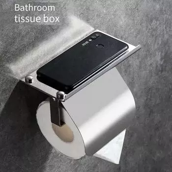 Коробки для салфеток из нержавеющей стали, скрытый держатель для рулонной бумаги, фурнитура для ванной комнаты, туалетные аксессуары для украшения дома option 5