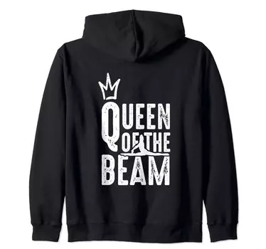 Королева бревна Гимнастка Zip Parka чёрный