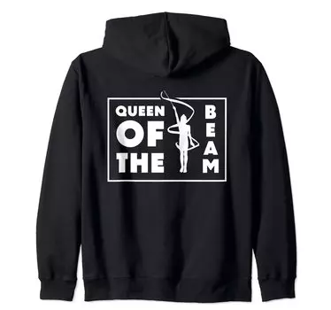 Королева бревна Гимнастка Zip Parka чёрный