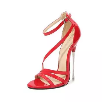 Королева танца на шесте Выступление Легкое платье Металлические каблуки Высокие каблуки Hate Sky High Кабаре Вечеринка Модная обувь 35