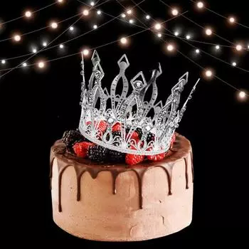 Королевская корона украшение для торта украшение для взрослых корона для свадьбы жемчужная корона украшение для дня рождения вставка