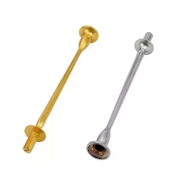 Корона 2-х уровневая подставка для торта, кекса, ручка, фурнитура, держатель золотой