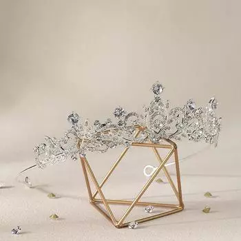 Корона из сплава в корейском стиле, простая повязка на голову для свадебного банкета и свадебного платья, повязка на голову, аксессуары для волос, свадебные аксессуары для невесты