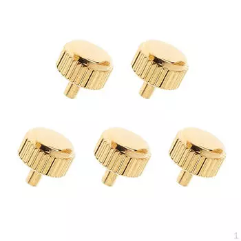 Корона из золотой стали, 5 шт., прочная для ремонта часов, сборка своими руками - мм