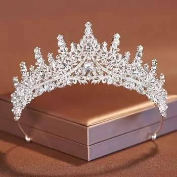 Корона свадебная тиара в корейском стиле атмосферные свадебные аксессуары для волос 18-летняя богиня церемония совершеннолетия принцессы корона на день рождения