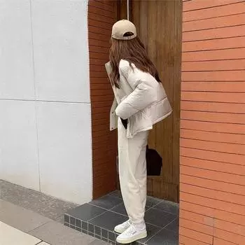 Короткая куртка-пуховик для женщин, черная зимняя, новая, корейского стиля, утолщенная, маленькая, белая, куртка-пуховик для женщин S