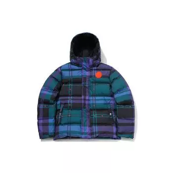 Короткая куртка-пуховик с логотипом и буквенным принтом Li Ning Wade Series, мужская верхняя одежда, цвет черный, синий, AYMQ237-1 L