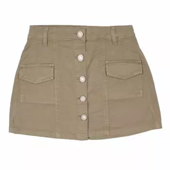 Короткая прямая юбка из хлопка с двойным карманом 8-16 лет Детский DEELUXE 74