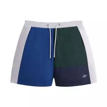 Короткие элитные мужские брюки Kith For Wilson Court со вставками, разноцветные KHM060368-478 M