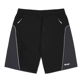 Короткие черные брюки унисекс Palace Lazer Shell P26ST020 S