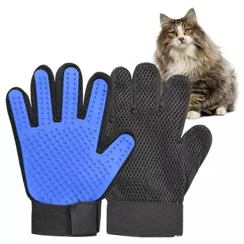 Короткие мягкие перчатки для вычесывания шерсти домашних животных, профилактика, дышащие, моющиеся, массаж, волосы/длинные волосы, удаление,
