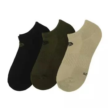 Короткие носки НОСКИ КОРОТКИЕ 3 ПАРЫ MIL Черные [New Era] 25-27