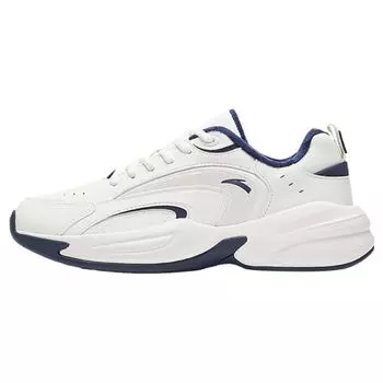 Короткие плюшевые туфли Anta Ace из ткани, удобные, повседневные, прочные, легкие, с низким верхом, для папы, мужские туфли, белые, синие, 912338802-6 39