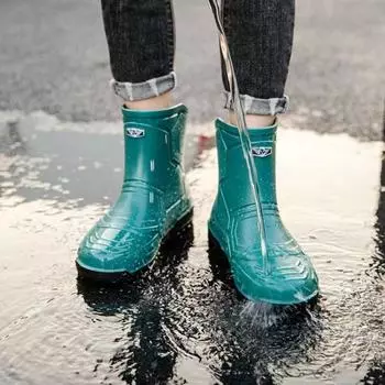 Короткие резиновые сапоги для поварской кухни, нескользящие, для готовки, для мужчин, резиновые, до щиколотки, мужские туфли, мокасины для взрослых, галоши для городской моды, для работы 36