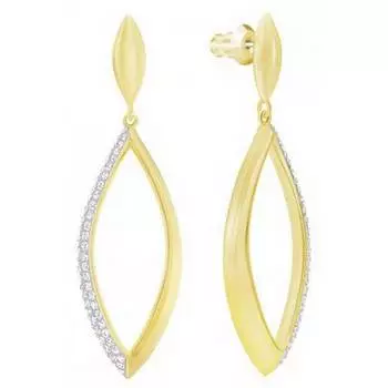 Короткие серьги Swarovski 5264815 Grape с пирсингом