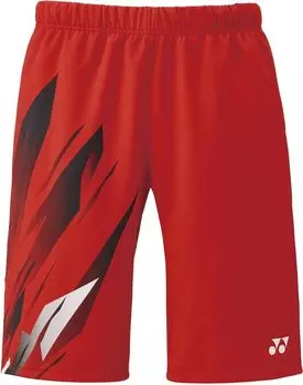 Короткие трикотажные короткие брюки 15222 Sunset Red M [YONEX] Мужские (Подходящий стиль) (496)