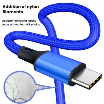 Короткий кабель 0,25 м, кабели Micro USB Type C, шнур для передачи данных, быстрая зарядка, портативный провод для внешнего аккумулятора iPhone 15, телефона Samsung Android 0.25m