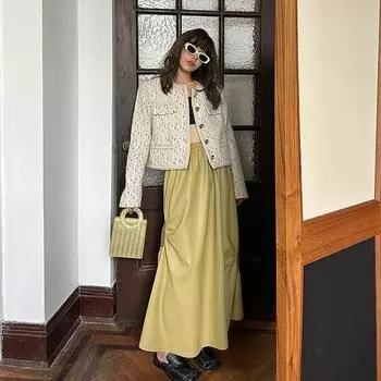 Короткий кардиган в стиле светской львицы Сяосян для женщин на весну S