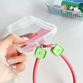 Короткий ремешок для мобильного телефона, силиконовый ремешок для руки, чехол для телефона, универсальная подвесная веревка, однотонный зажим, симпатичный ремешок для ключей