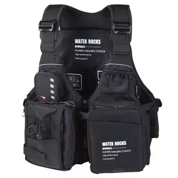 Короткий спасательный жилет Water Rocks, черный, F WRLV-3137-01 чёрный