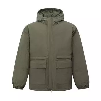 Короткое хлопковое пальто с капюшоном для мужчин, свободное и теплое зимнее уличное пальто, повседневное хлопковое пальто в корейском стиле M