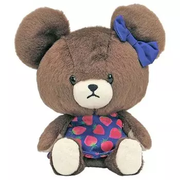 Корпорация Nakajima Bear School пушистая клубничная плюшевая игрушка 174505-22