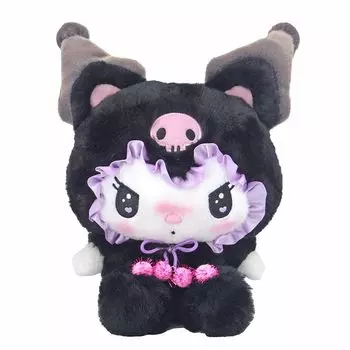 Корпорация Nakajima Куроми Черная кошка плюшевая игрушка S В24 x Ш21 x Г12 см мягкая игрушка 201744-24 размер