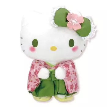 Корпорация Nakajima Sanrio Персонажи Матча Кимоно Hello Kitty Мягкая игрушка S В20 x Ш15 x Г9.5см 204202-24