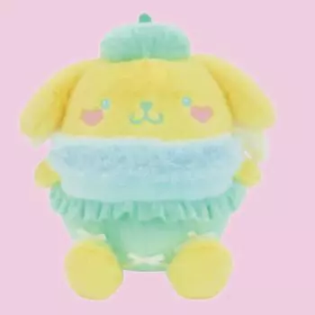 Корпорация Nakajima Sanrio Персонажи Мятный Ангел Помпомпурин Мягкая игрушка S 202482-24 В21Ш22Г15см