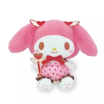 Корпорация Nakajima Sanrio Персонажи Волшебное Сердце Моя Мелодия Мягкая игрушка S В19 x Ш27 x Д12.5см 205094-24