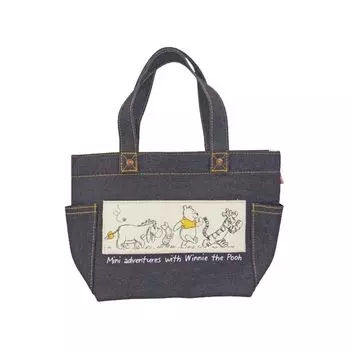 Корпорация Nakajima Винни Мини Сумка Друзья В20 x Ш31 x Г10 см Пух/Джинсовая ткань 199720-24